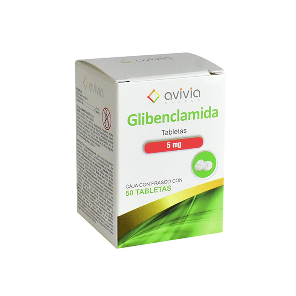 Glibenclamida 5 Mg 50 Tabletas