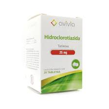 Hidroclorotiazida 25 Mg 20 Tabletas