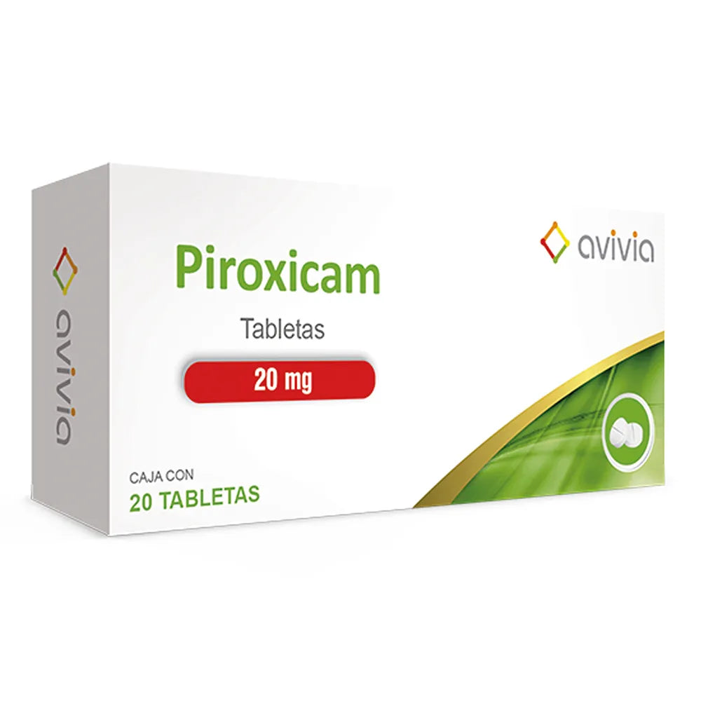 Piroxicam 20 Mg 20 Tabletas