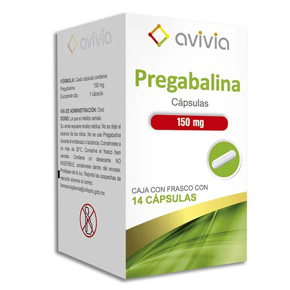 Pregabalina 150 Mg 14 Cápsulas