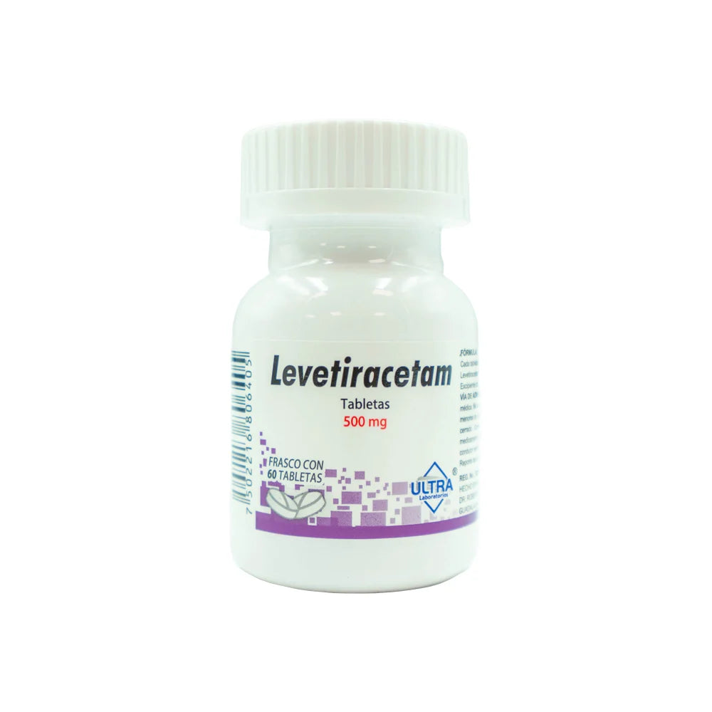 Levetiracetam 500 Mg 60 Tabletas