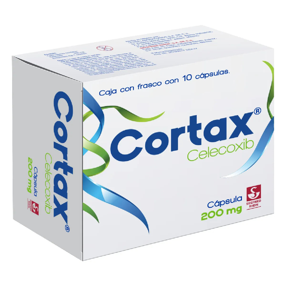 Cortax 200 Mg 10 Cápsulas