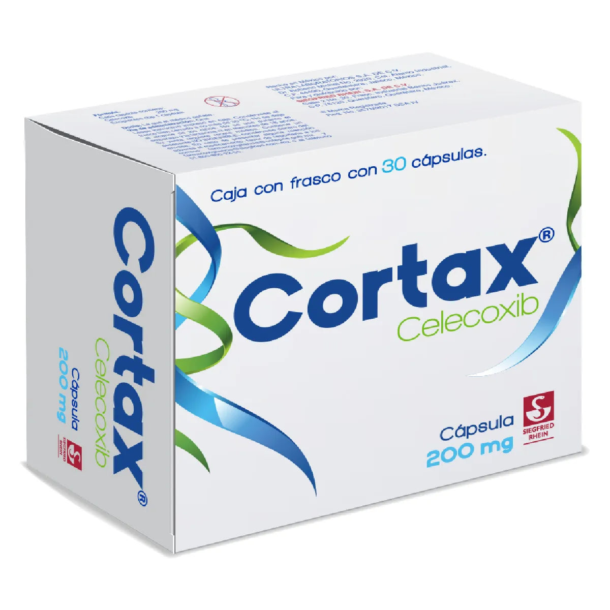 Cortax 200 Mg 30 Cápsulas