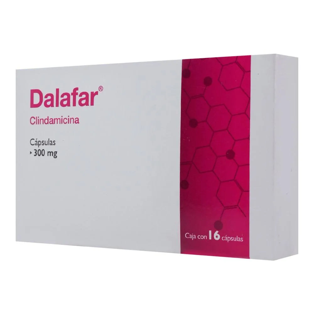 Dalafar Clindamicina 300 Mg 16 Cápsulas
