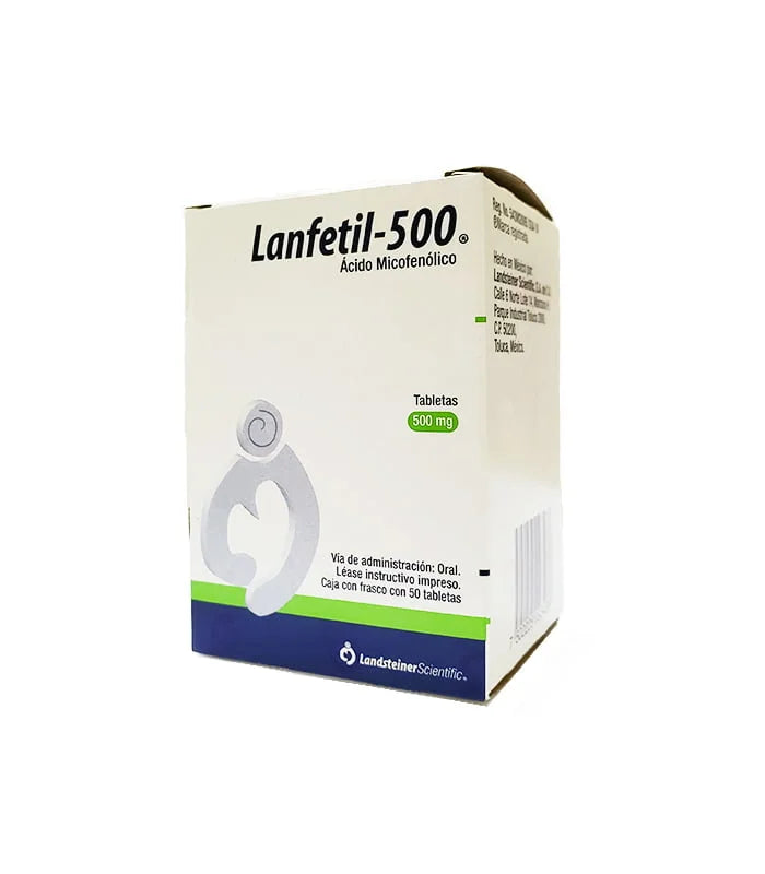 Micofelonato 500Mg 50 Tabletas