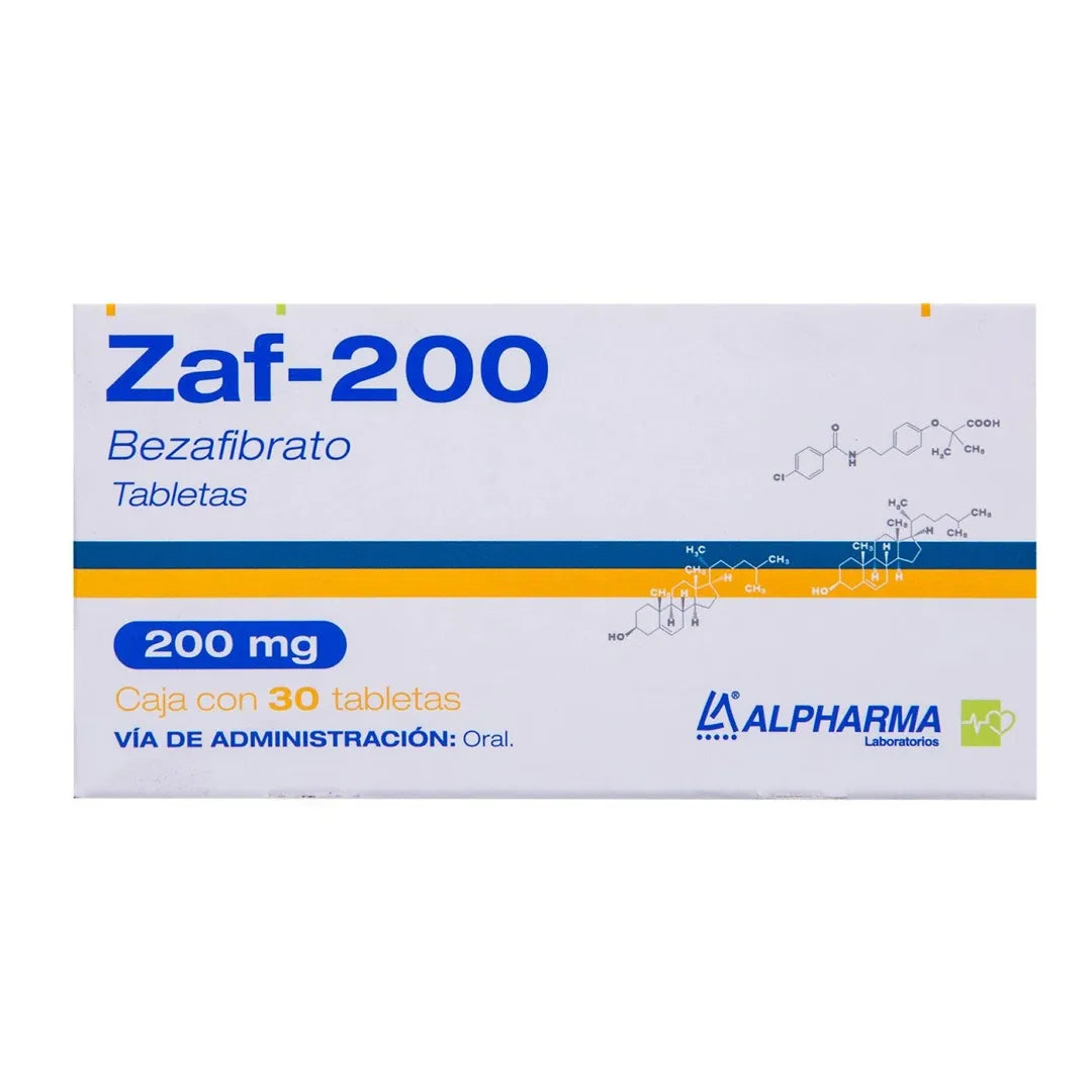 Zaf-200 Mg 30 Tabletas