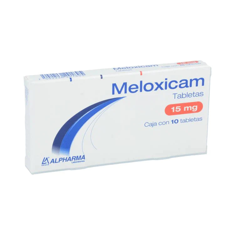 Meloxicam 15 Mg 10 Tabletas Genérico Alpharma
