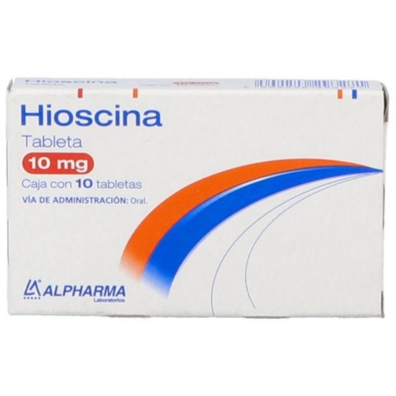 Butilhioscina 10 Mg 10 Tabletas