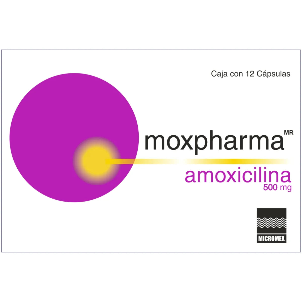 Moxpharma Amoxicilina 500 Mg 12 Cápsulas