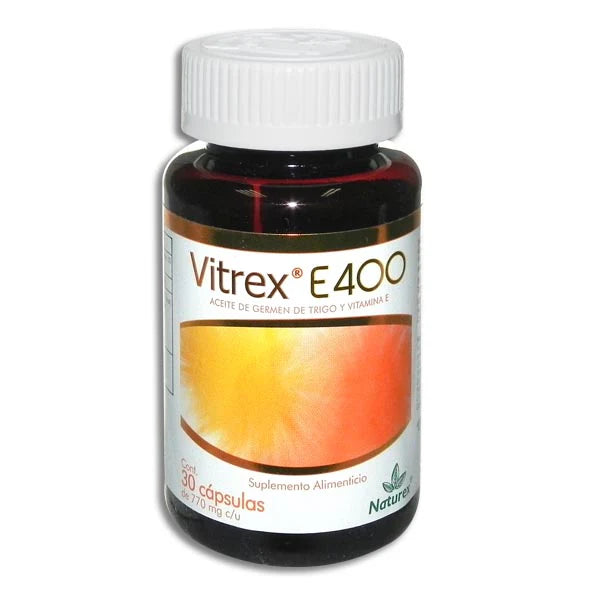 Vitrex E Aceite Germen/Vitamina E Suplemento Alimenticio 30 Cápsulas