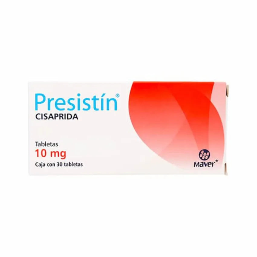 Presistín Cisaprida 10 Mg 30 Tabletas