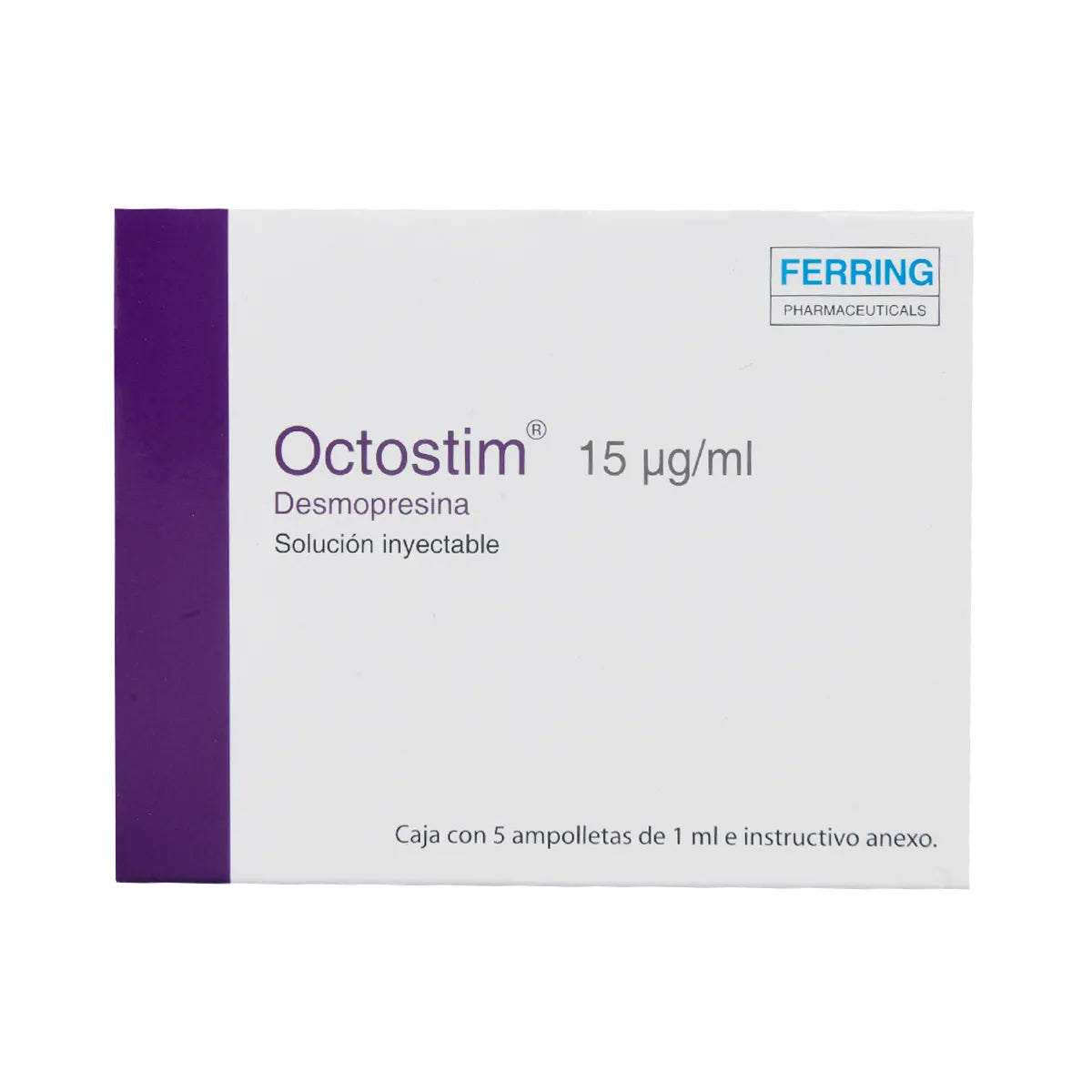 Octostim 15 Mg Solución Inyectable 5 Ampolletas 1 Ml