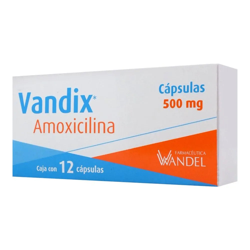 Vandix Amoxicilina 500 Mg 12 Cápsulas