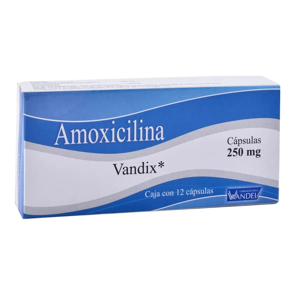 Vandix Amoxicilina 250 Mg 12 Cápsulas