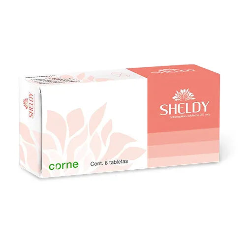 Sheldy Cabergolina 0.5 Mg 8 Tabletas
