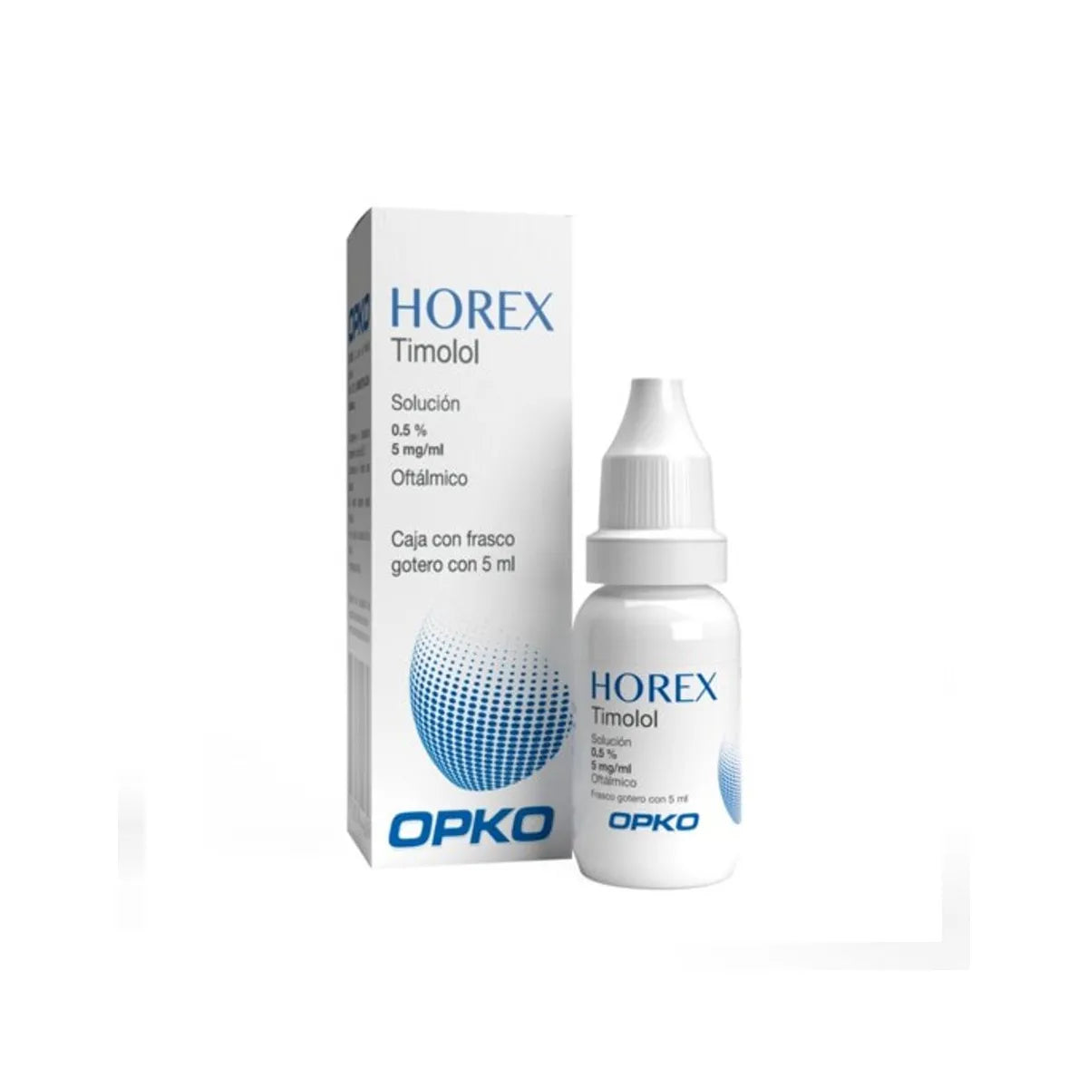 Horex (Timolol) 0.5% 5 Mg Solución Oftálmica 5 Ml