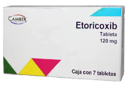 Etoricoxib 120 Mg 7 Tabletas