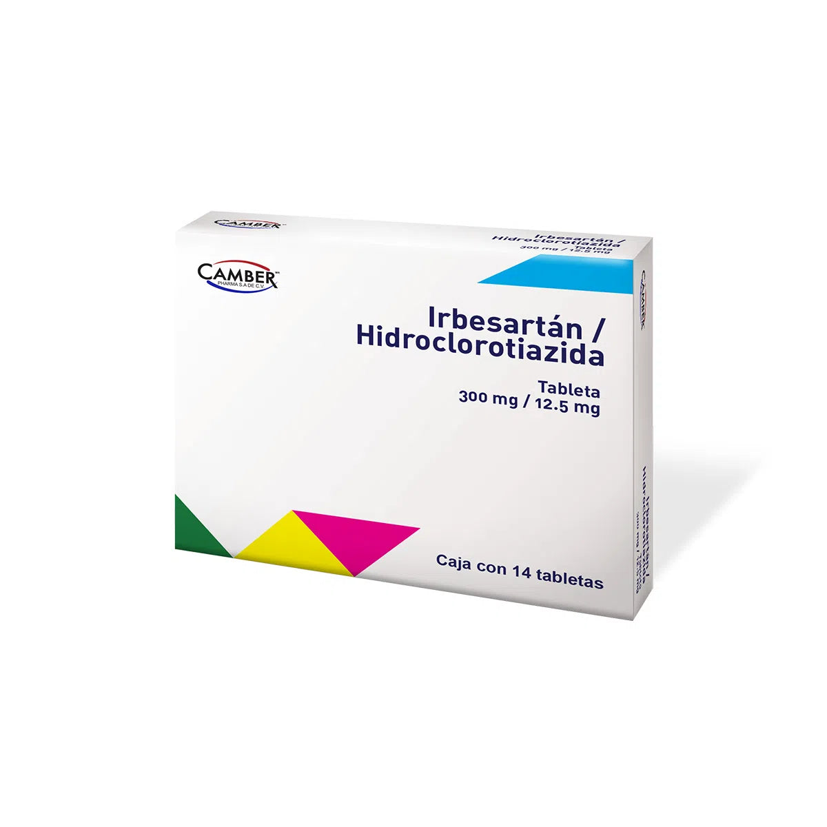 Irbesartán/Hidroclorotiazida 300/12.5 Mg 14 Tabletas