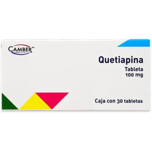 Quetiapina 100 Mg 30 Tabletas