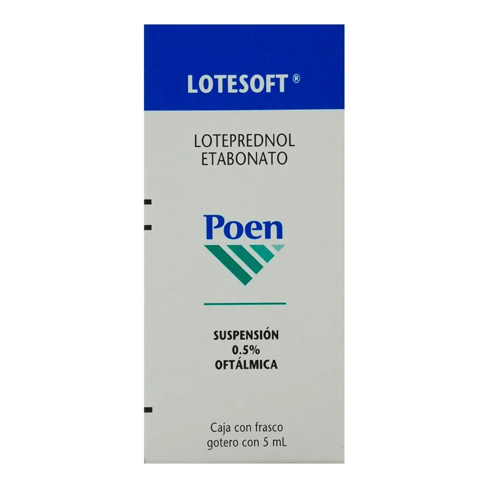 Lotesoft Poen 0.5 % Suspensión Oftálmica 5 Ml