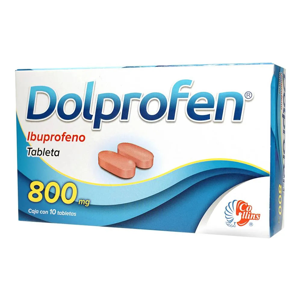 Dolprofen Ibuprofeno 800 Mg 10 Tabletas