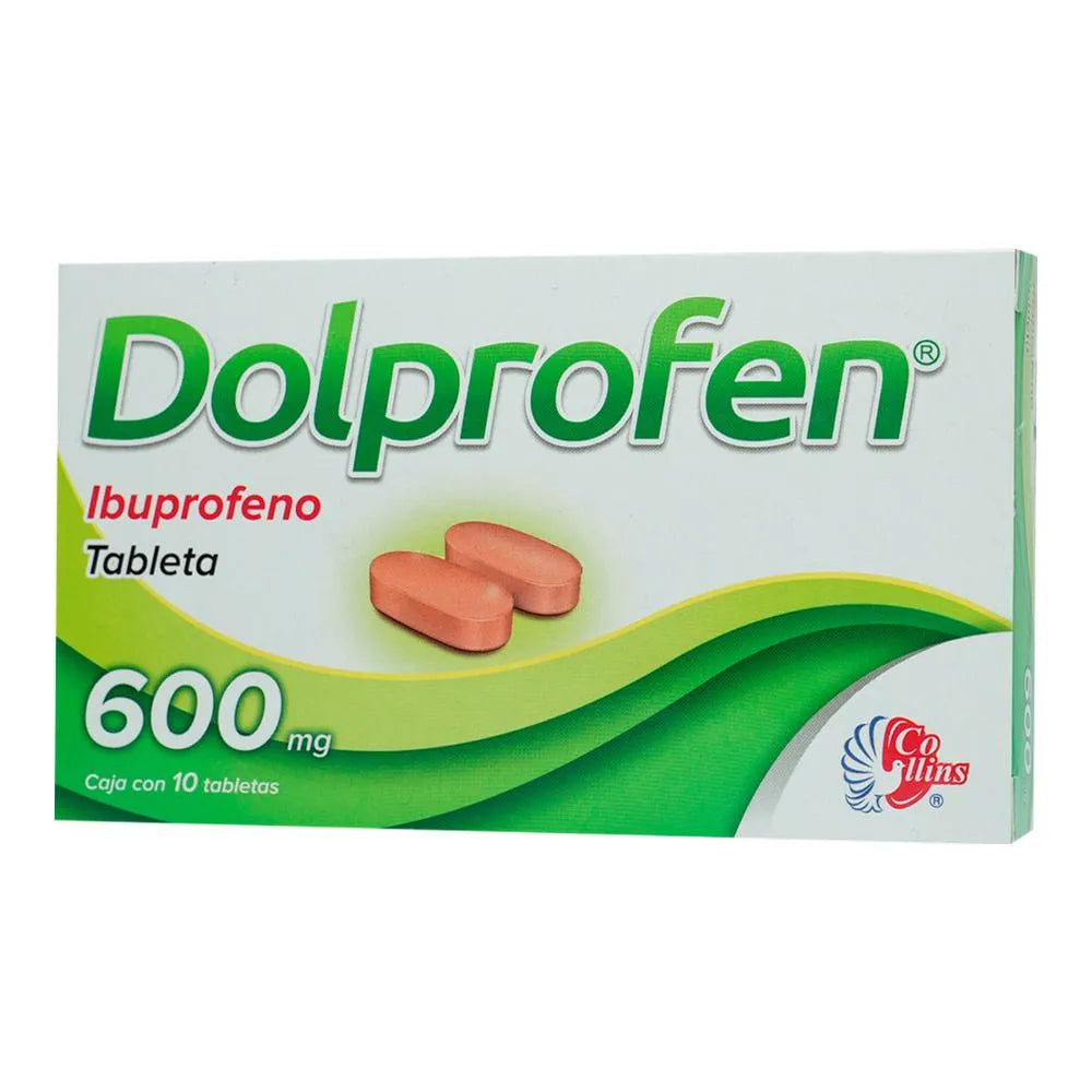 Dolprofen Ibuprofeno 600 Mg 10 Tabletas