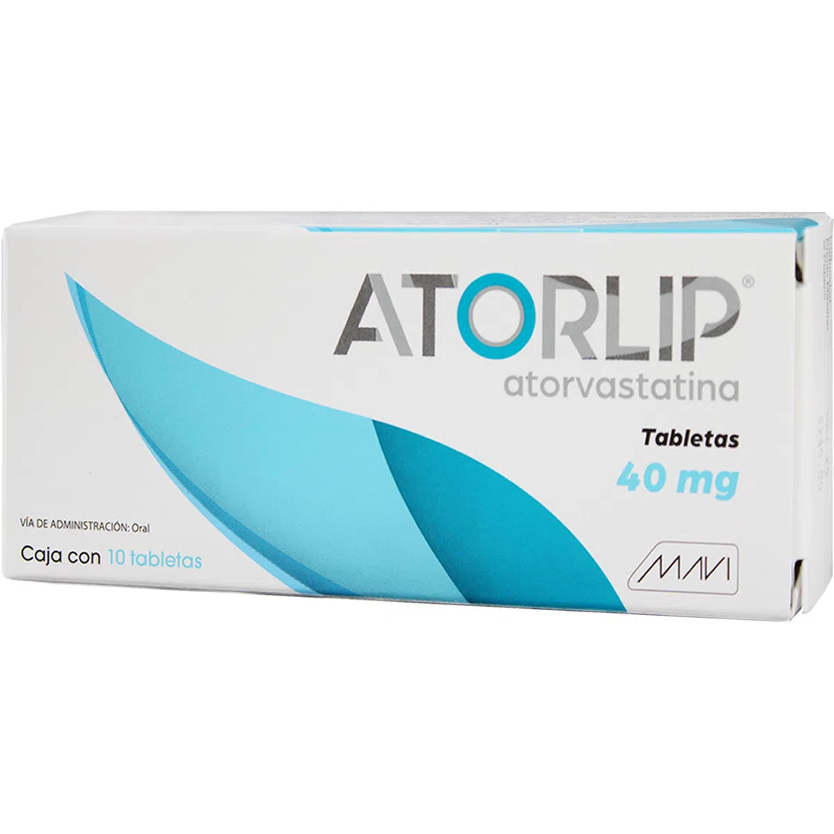 Atorlip Atorvastatina 40 Mg 10 Tabletas