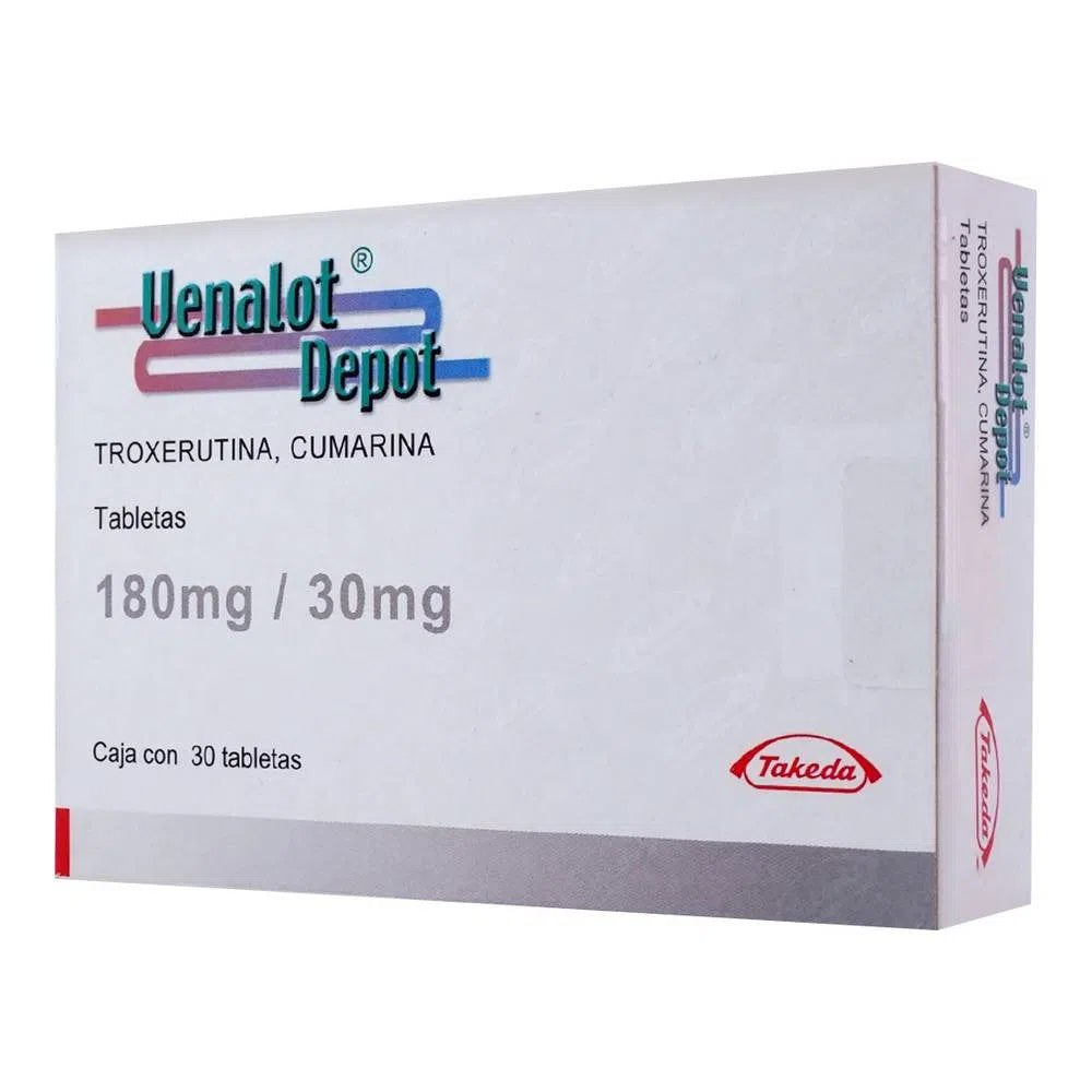 Venalot-Depot 180/30 Mg 30 Tabletas