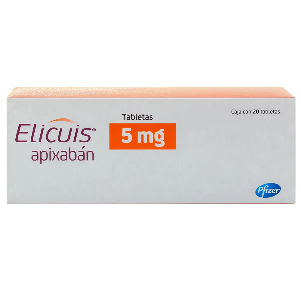 Elicuis 5 Mg 20 Tabletas