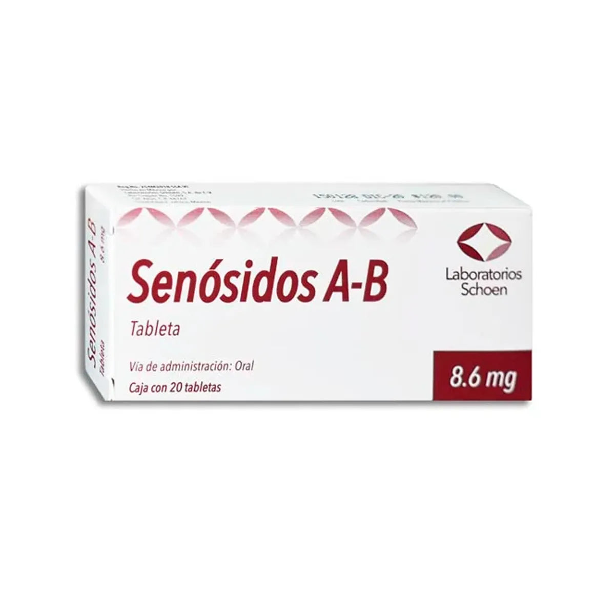 Senosidos A-B 8.6 Mg 20 Tabletas