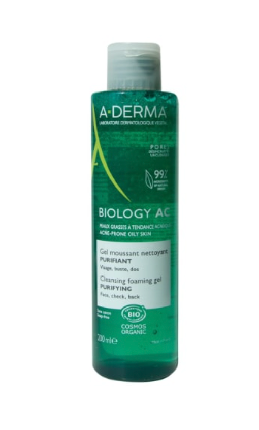 A-Derma Biology Gel Limpiador Purificante 200 Ml