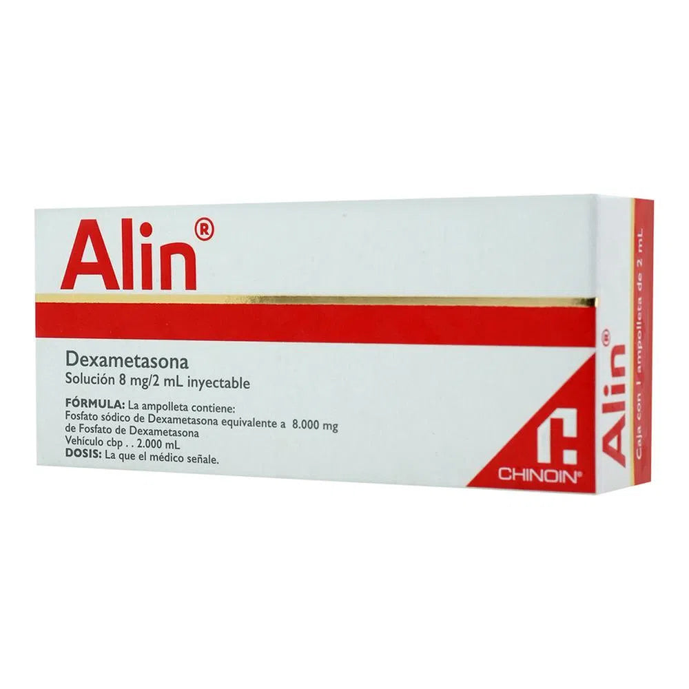 Alin Dexametasona 8 mg Solución Inyectable Ampolleta 2 ml