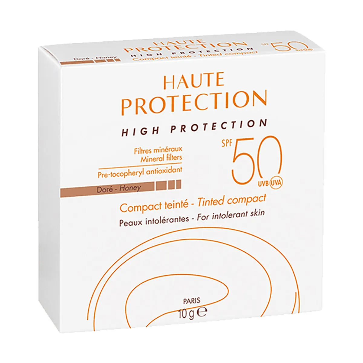 Avene Protección FPS 50 Crema Toque Dorado 10 G