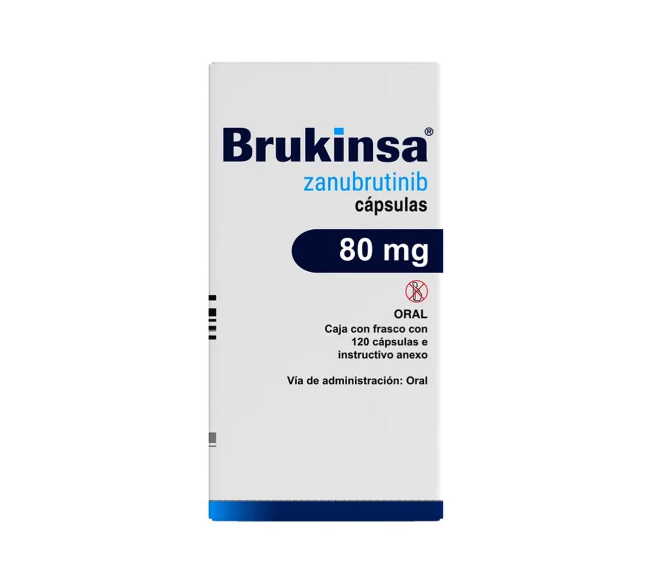 BRUKINSA 80 MG FCO 120 CAPS