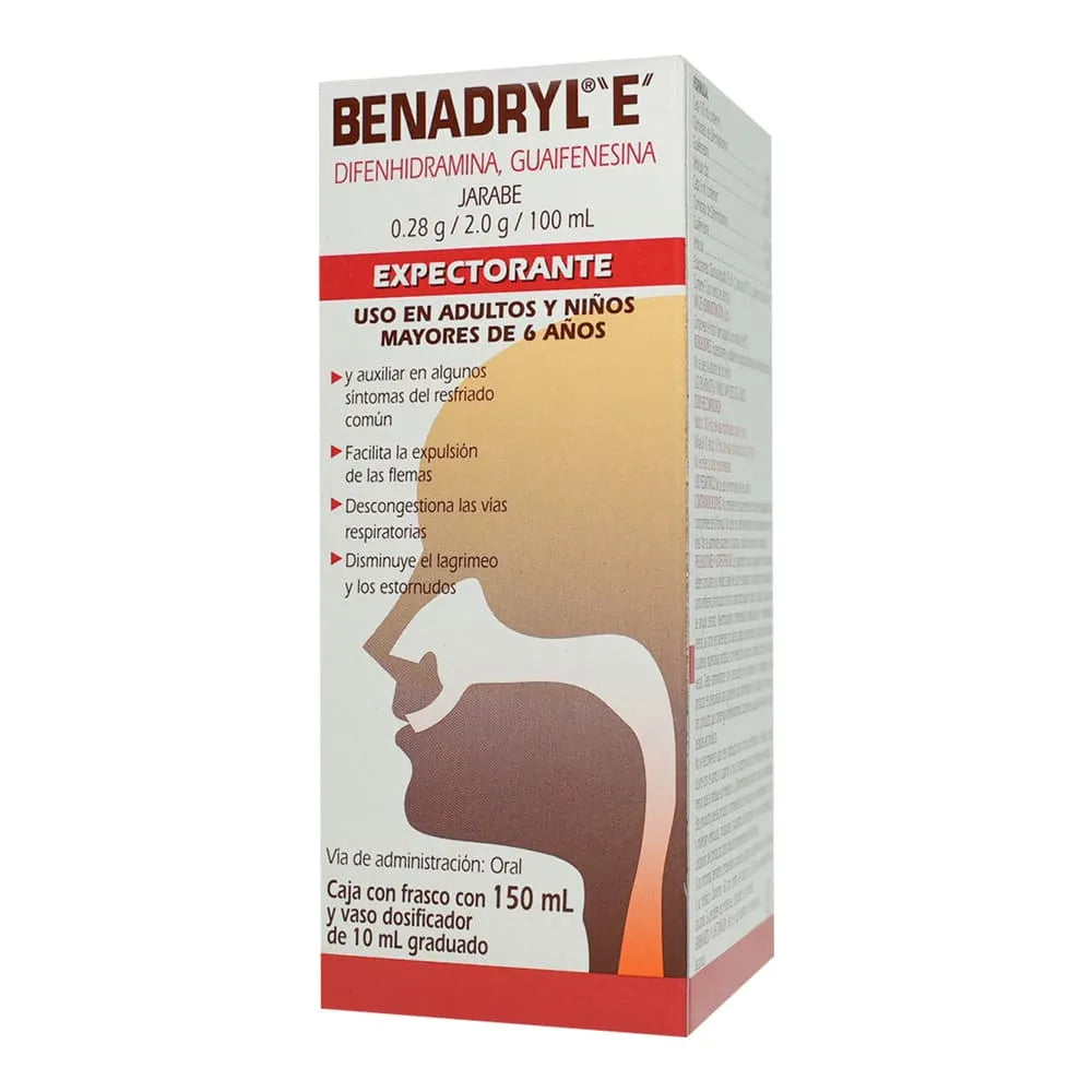 Benadryl E Jarabe 150 ml