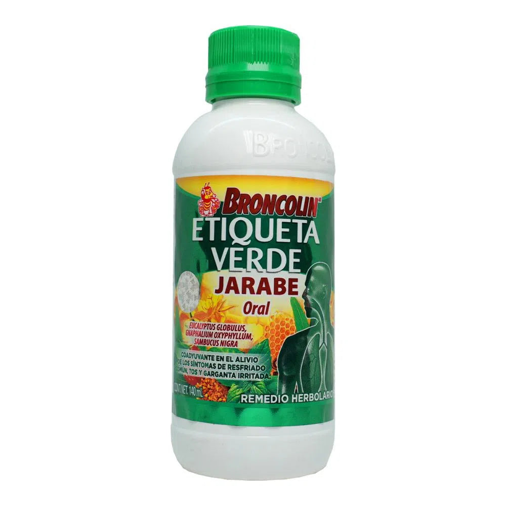 Broncolin Etiqueta Verde Jarabe 140 ml