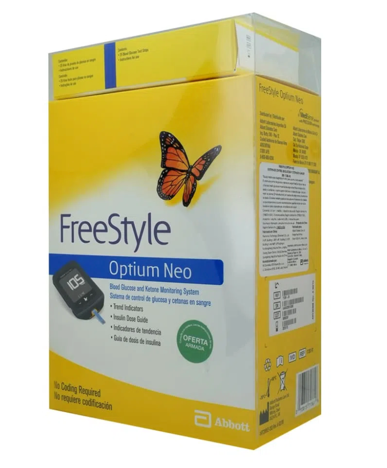 FreeStyle Optium Neo Medidor de glucosa en sangre