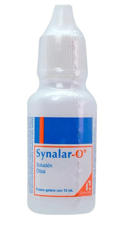 Synalar-O fluocinolona, polimixina, neomicina solución ótica gotas 15 ml