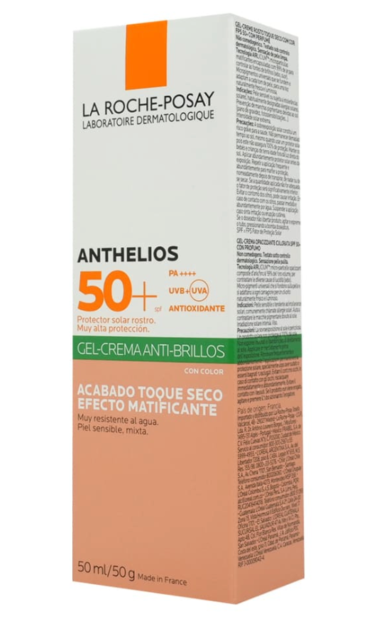 Bloqueador Anthelios XL Anti Brillo FPS 50+ 50 ml