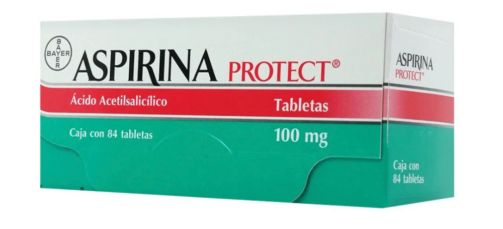 Aspirina Protect 100 mg con 84 tabletas