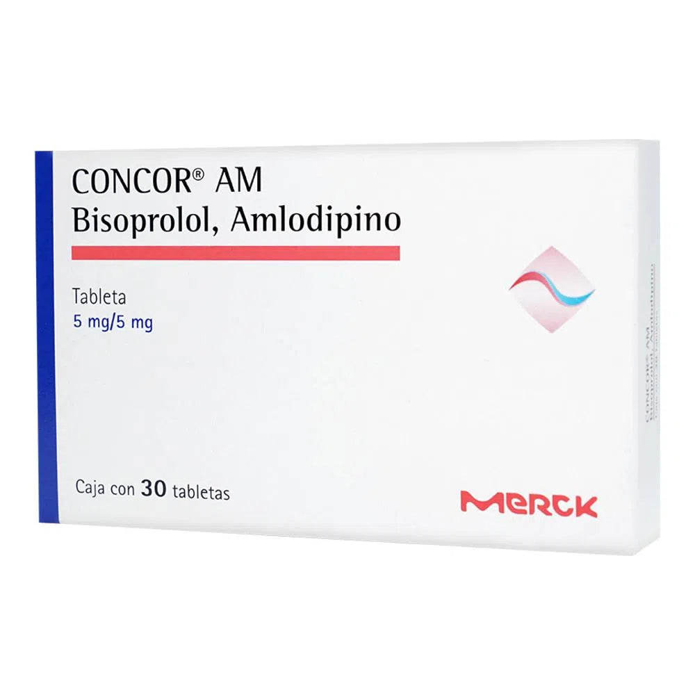 Concor Am 5 Mg/5 Mg 30 Tabletas