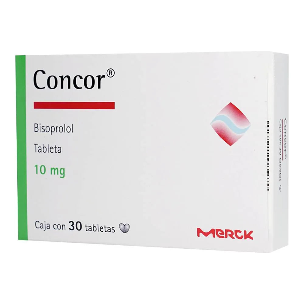 Concor 10 Mg 30 Grageas