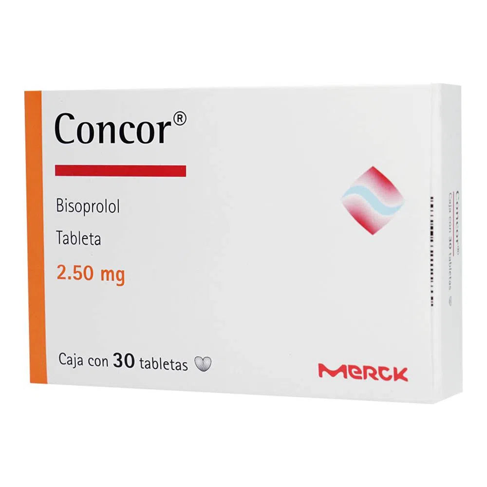 Concor Bisoprolol 2.50 Mg 30 Grageas