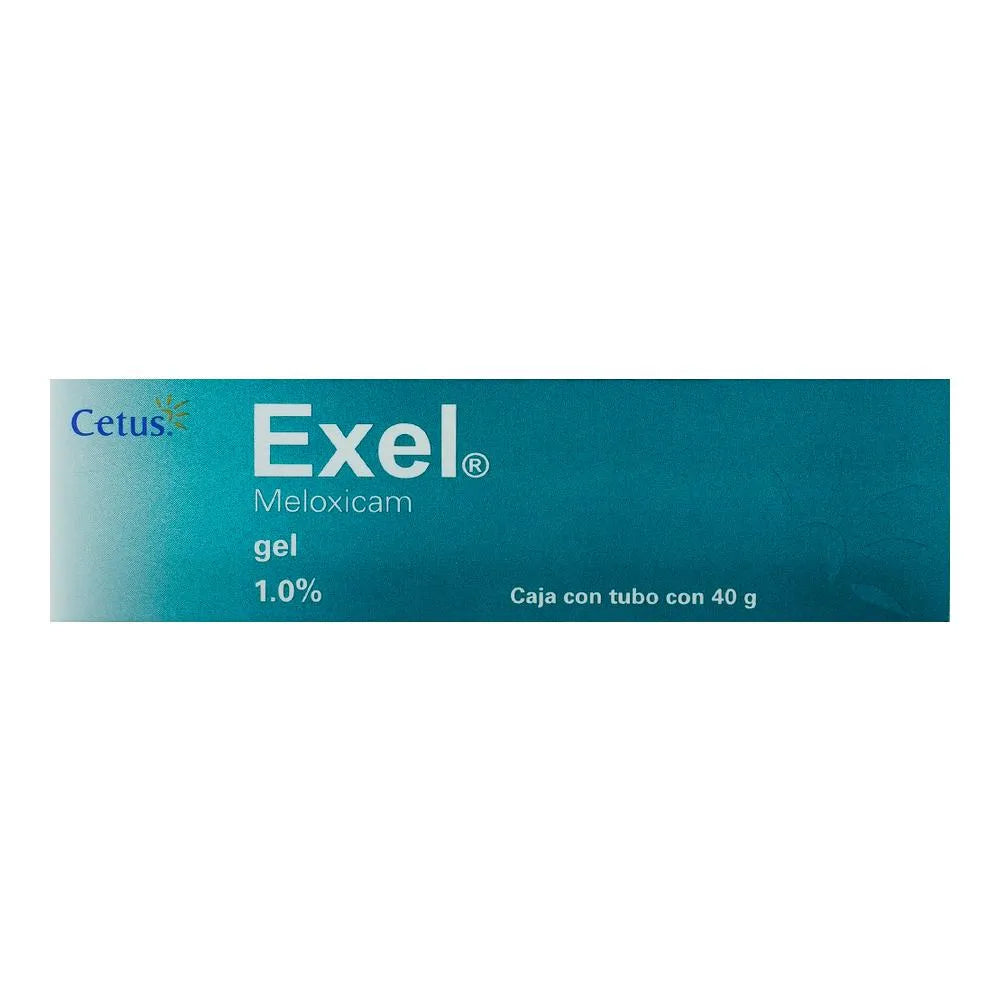 Exel Gel Meloxicam 1% tubo con 40 g