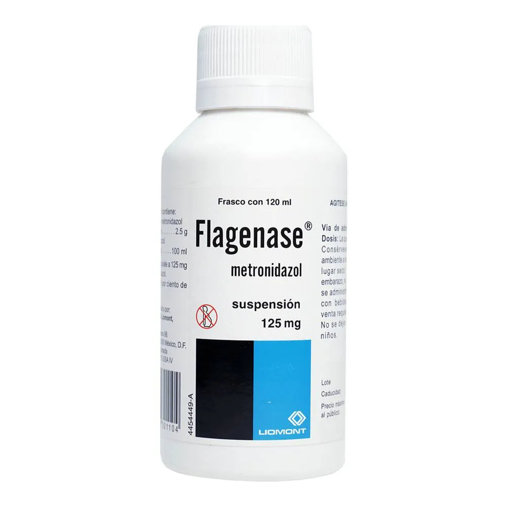 Flagenase 125 Mg Suspensión 120 ml