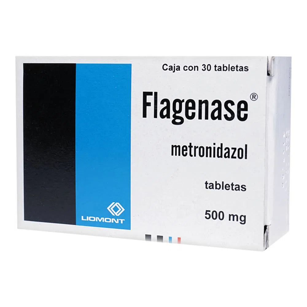 Flagenase 500 Mg 30 Tabletas