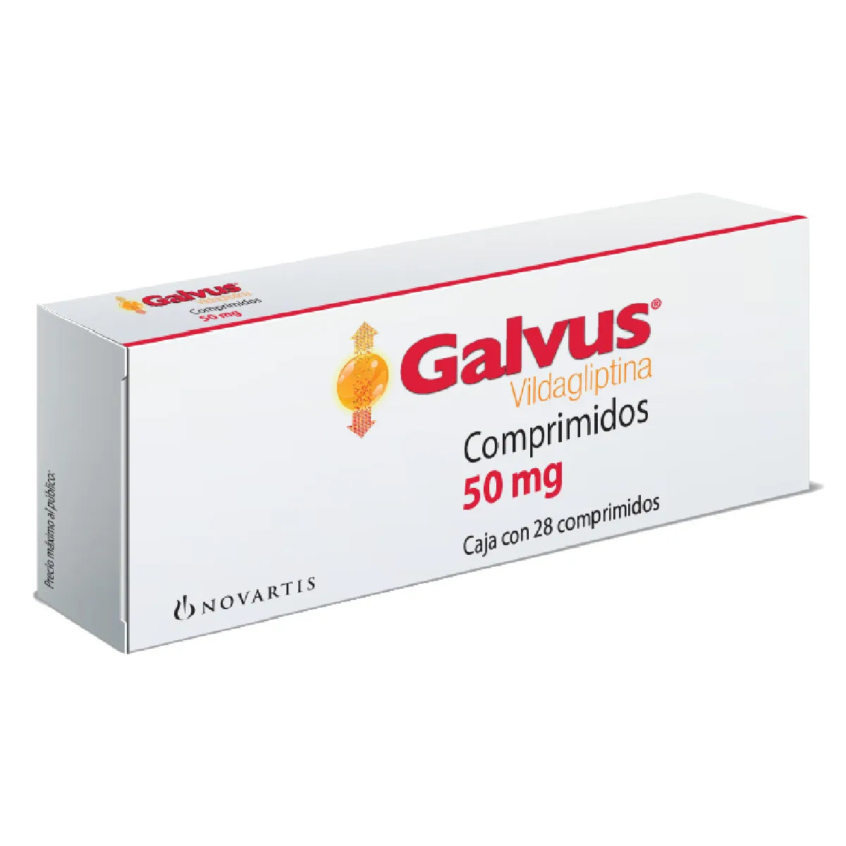 Galvus Vidagliptina 50 mg con 28 comprimidos