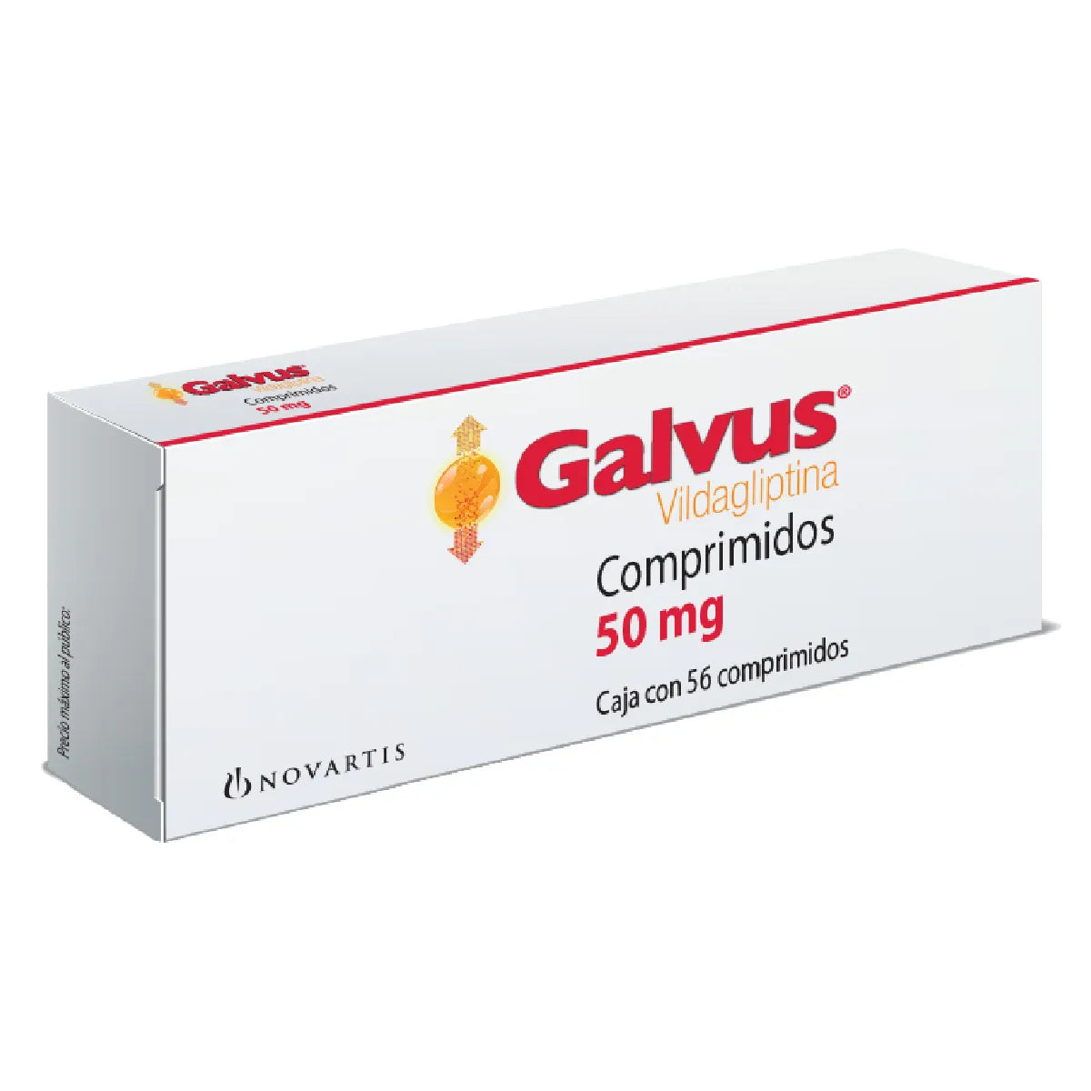 Galvus Vidagliptina 50 mg con 56 comprimidos