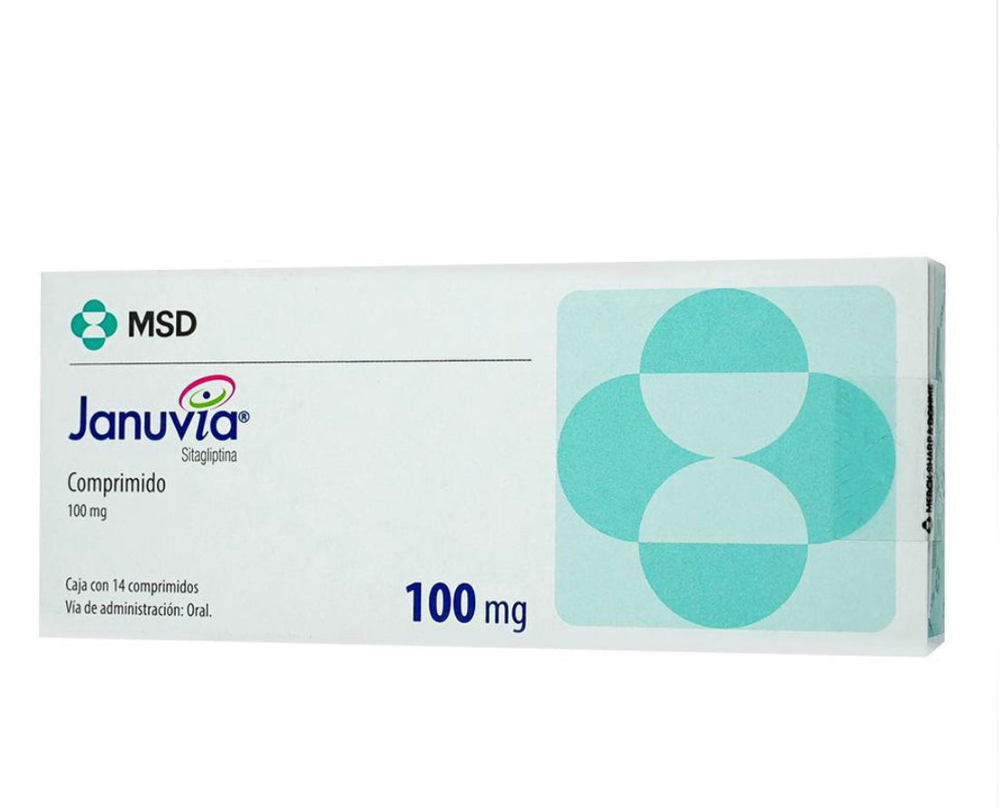 Januvia 100 mg con 14 comprimidos