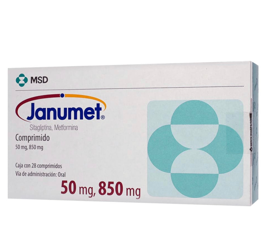 Janumet a 50 mg con 28 comprimidos